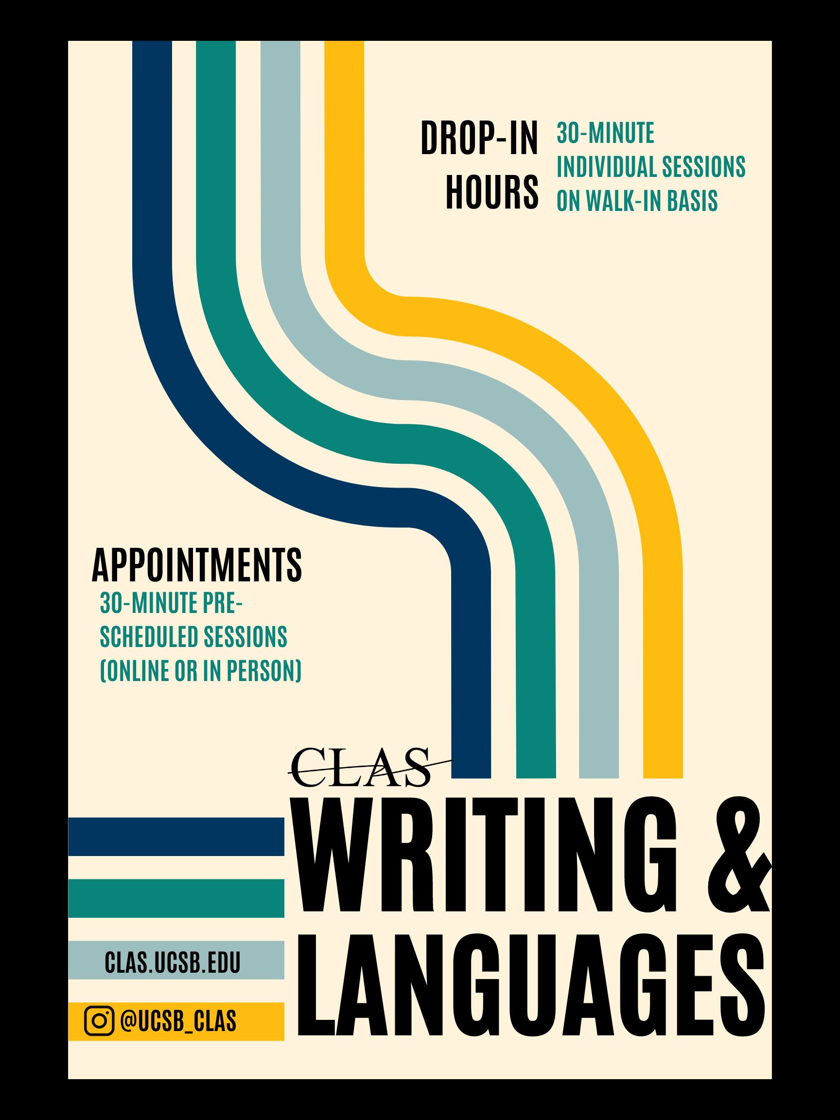 CLAS Writing & Languages Services Poster