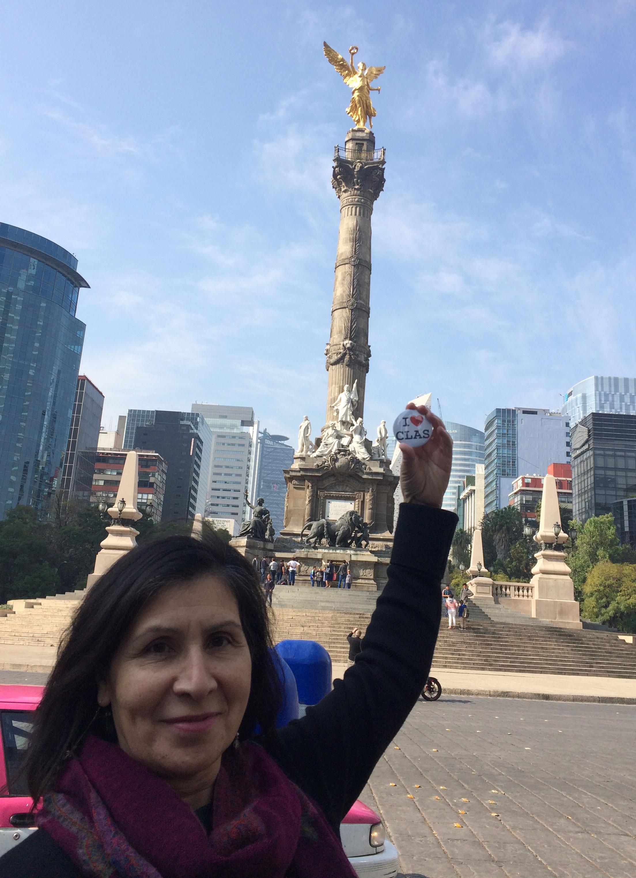 Assistant Vice Chancellor, Lupe Navarro-Garcia loves CLAS in Mexico-City