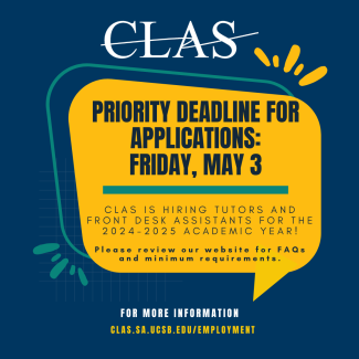 2024 Hiring Priority Deadline is Friday, May 3